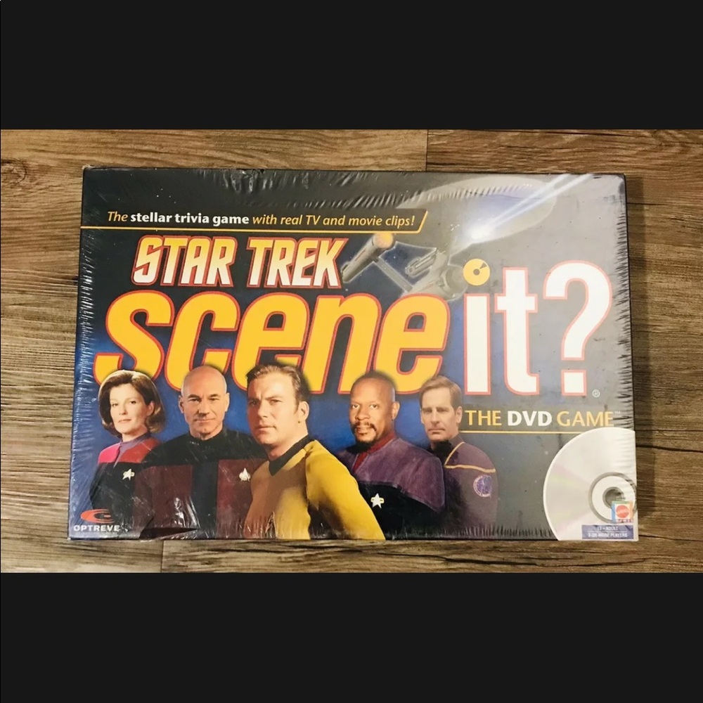 Star Trek Scene It? The DVD Game Trivia Game Mattel New Sealed
